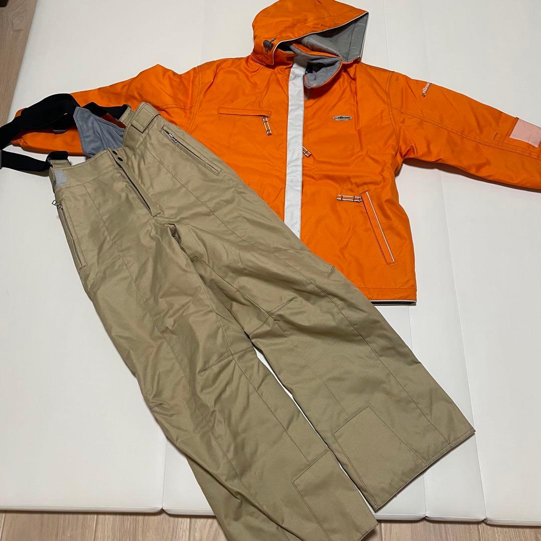 ellesse オレンジ　スキーウェア　スノーボード　　スキー　M〜L
