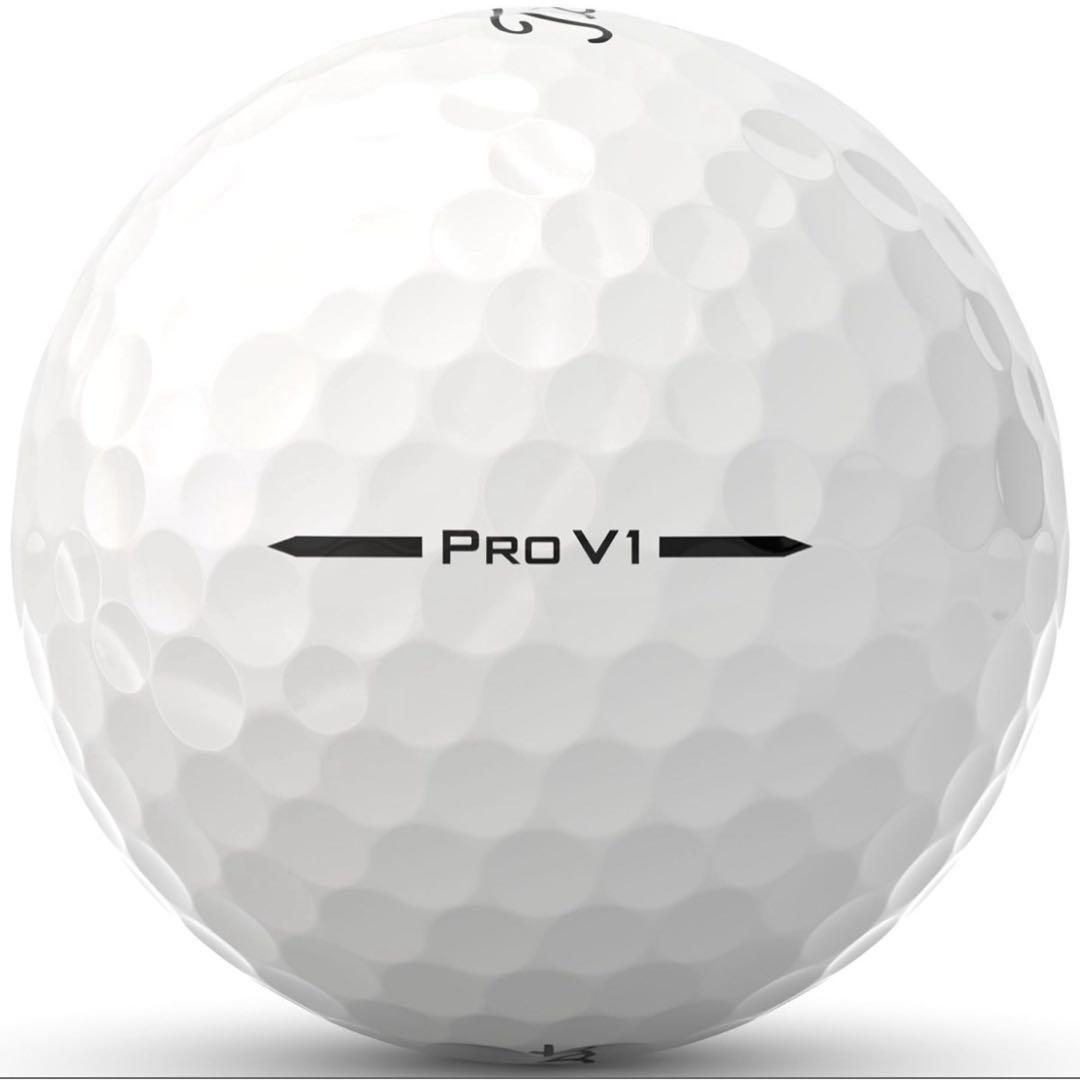 タイトリストプロV1 PROV1ゴルフボール25年 ダブルナンバー6ダース72個