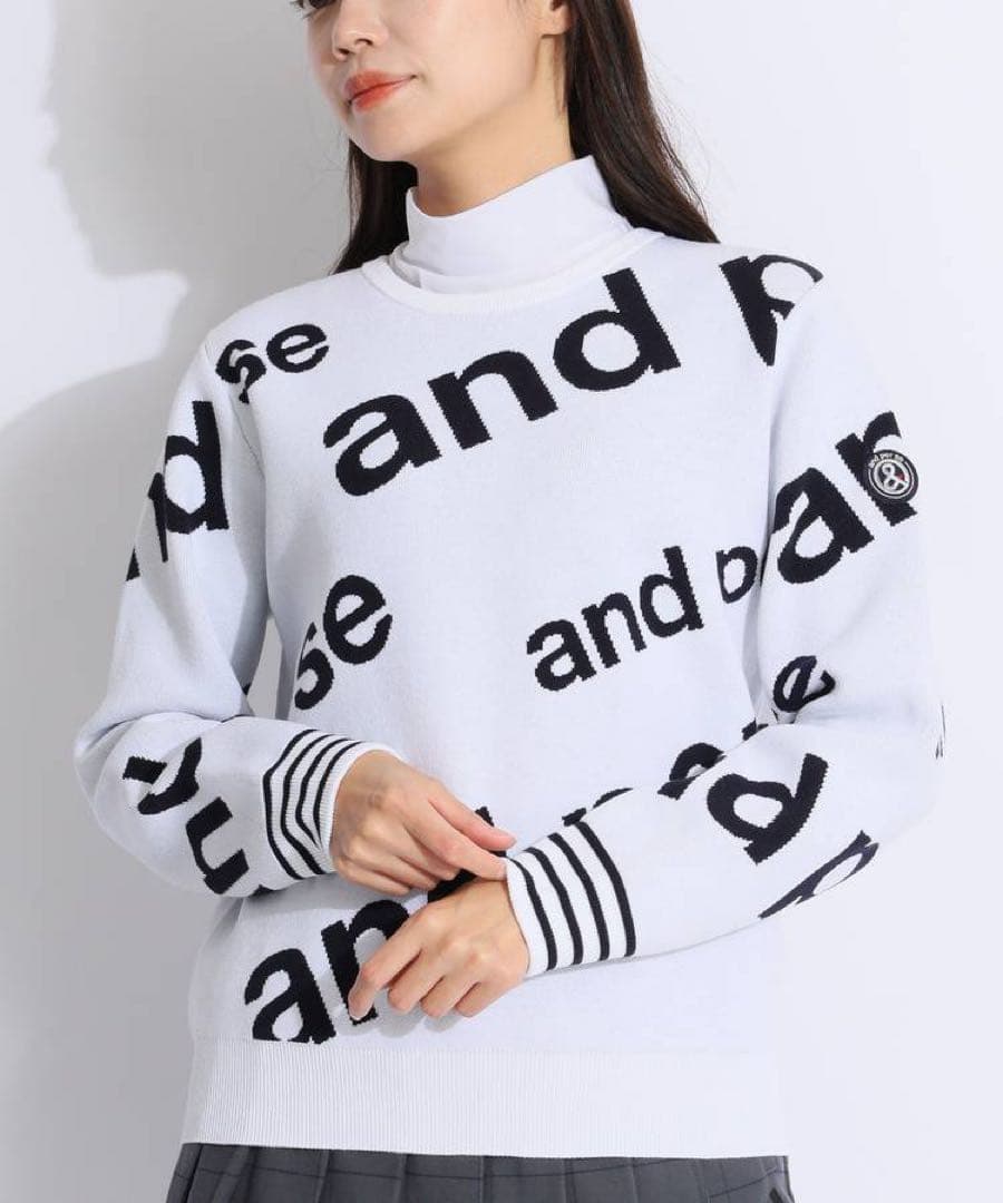 【新品タグ付き】and per se 2024年モデルニット　LLサイズ