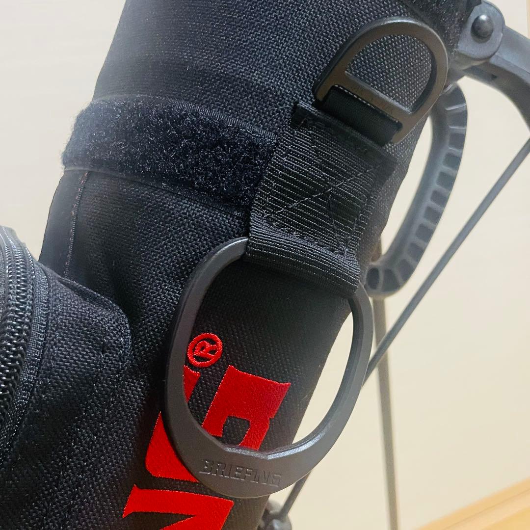 【美品】ブリーフィング BRIEFING ゴルフセルフスタンドキャリーバッグ