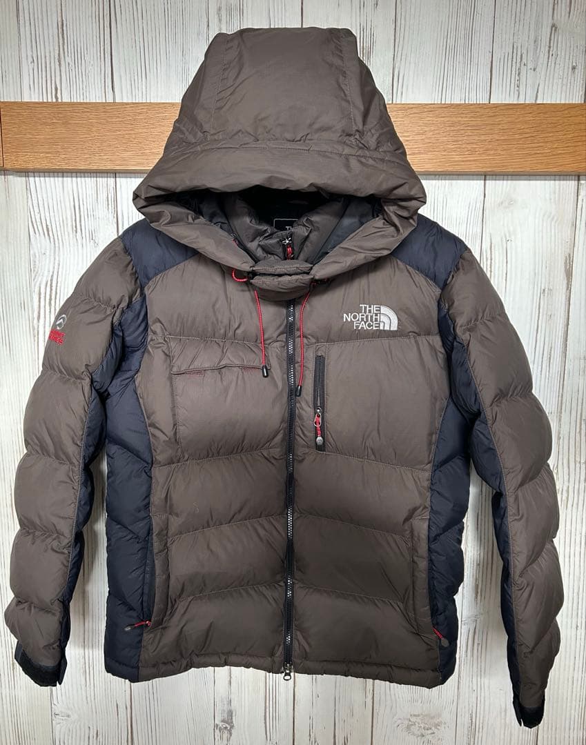 ☆ザノースフェイス☆ダウンジャケット／メンズM／サミットシリーズ／ブラウン