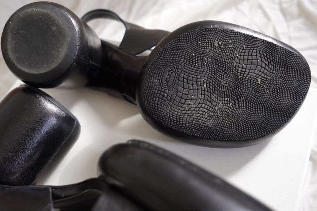 W*p様 JIL SANDER ブロックヒール サンダル 39 40 25.0