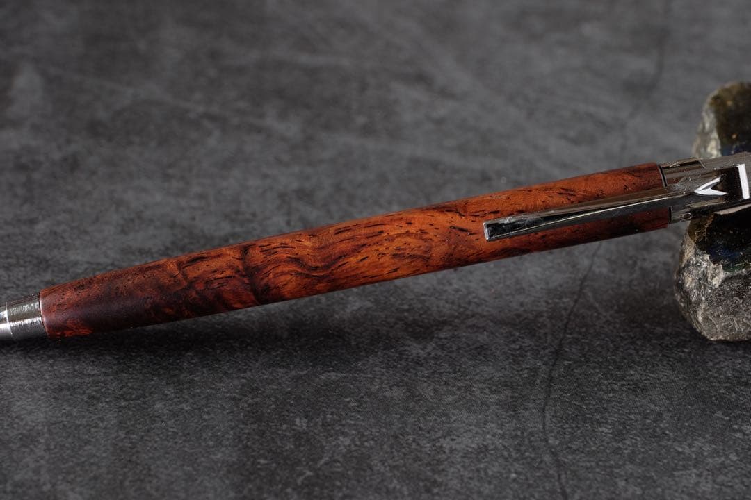 PG5木軸カスタム0184　高村杢工房 製図用シャーペン　ホンジュラスローズ瘤