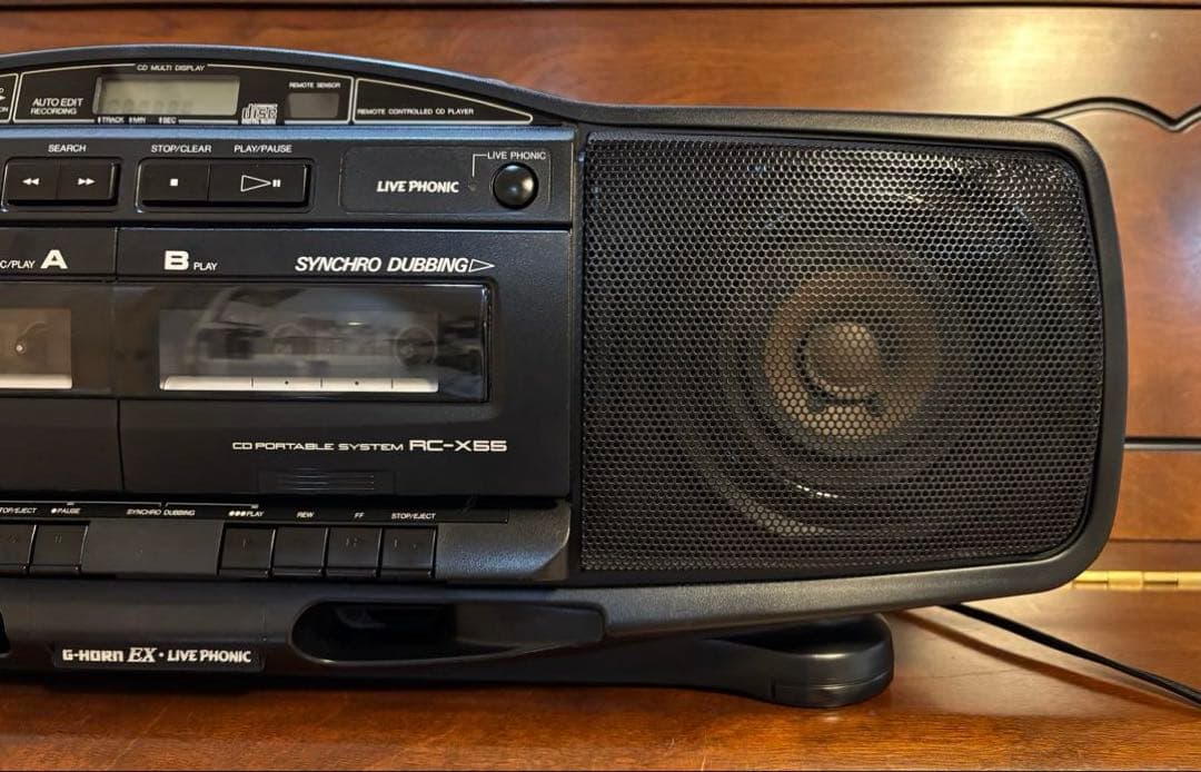 Victor RC-X55 ラジカセ：作動品