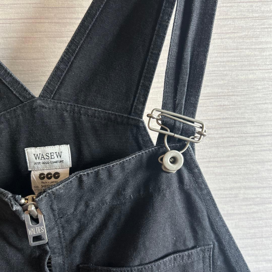 ま*お様 WASEW ブラックサロペット M