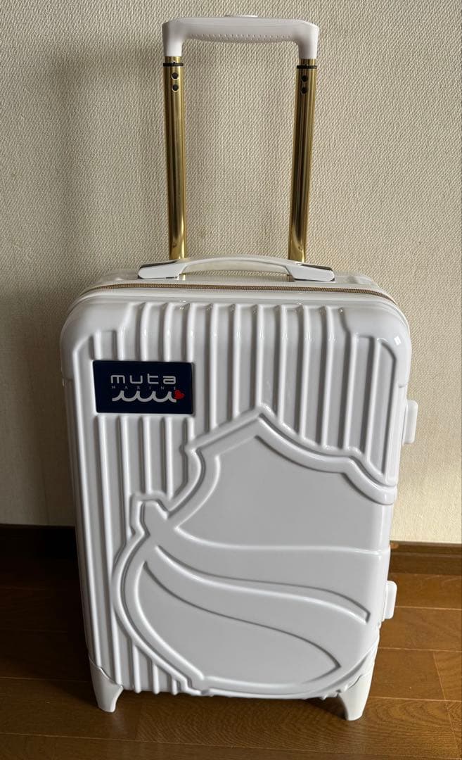 muta ムータ スーツケース キャリーケース ホワイト 32L 機内持込サイズ