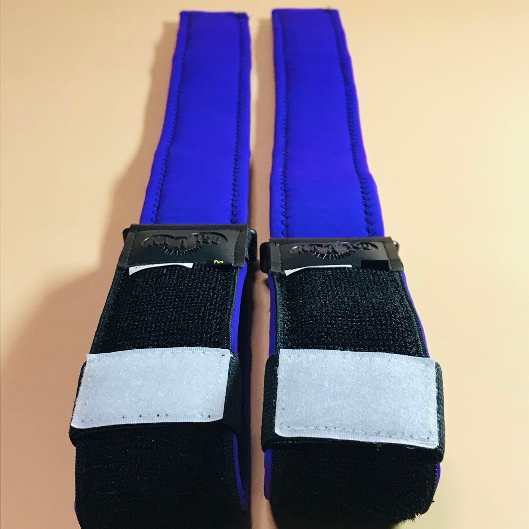 加圧　ウェルエイジングベルト　純正　筋力アップくん　脚用 2本　紫　Ｍサイズ