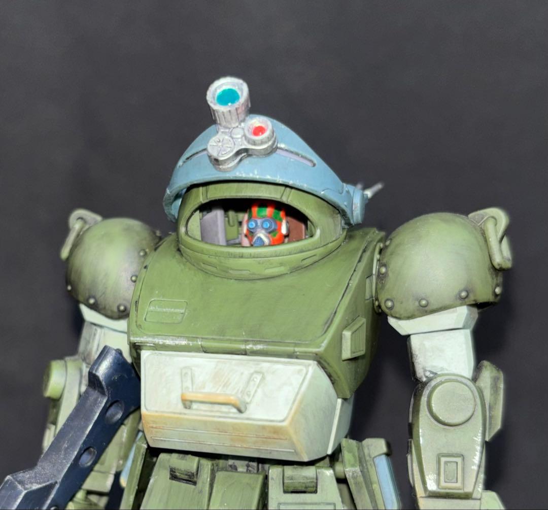 HGスコープドッグ＋拡張パーツセット1 完成品（部分塗装・ウェザリング仕上げ）