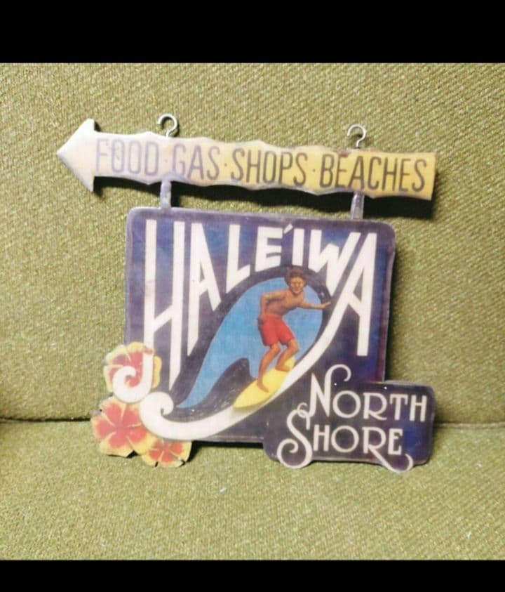 HAWAII　ハワイサインボード　ノースショア看板