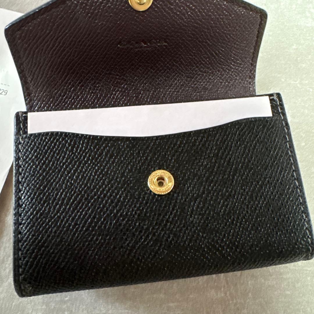 新品　正規品 COACH カードケース 名刺入れ カードホルダー ブラック