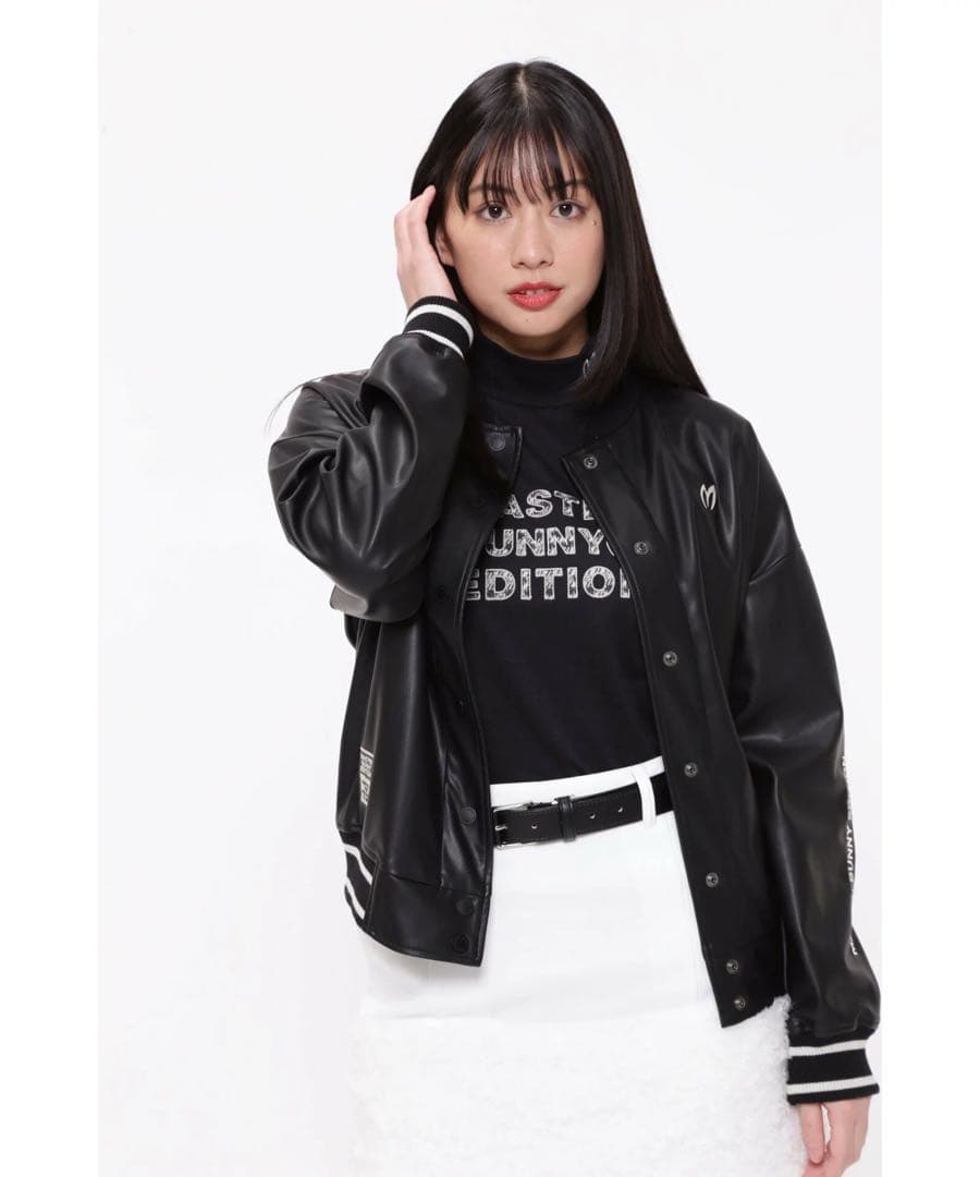 「MASTER BUNNY EDITION」2WAYレザーブルゾン レディース