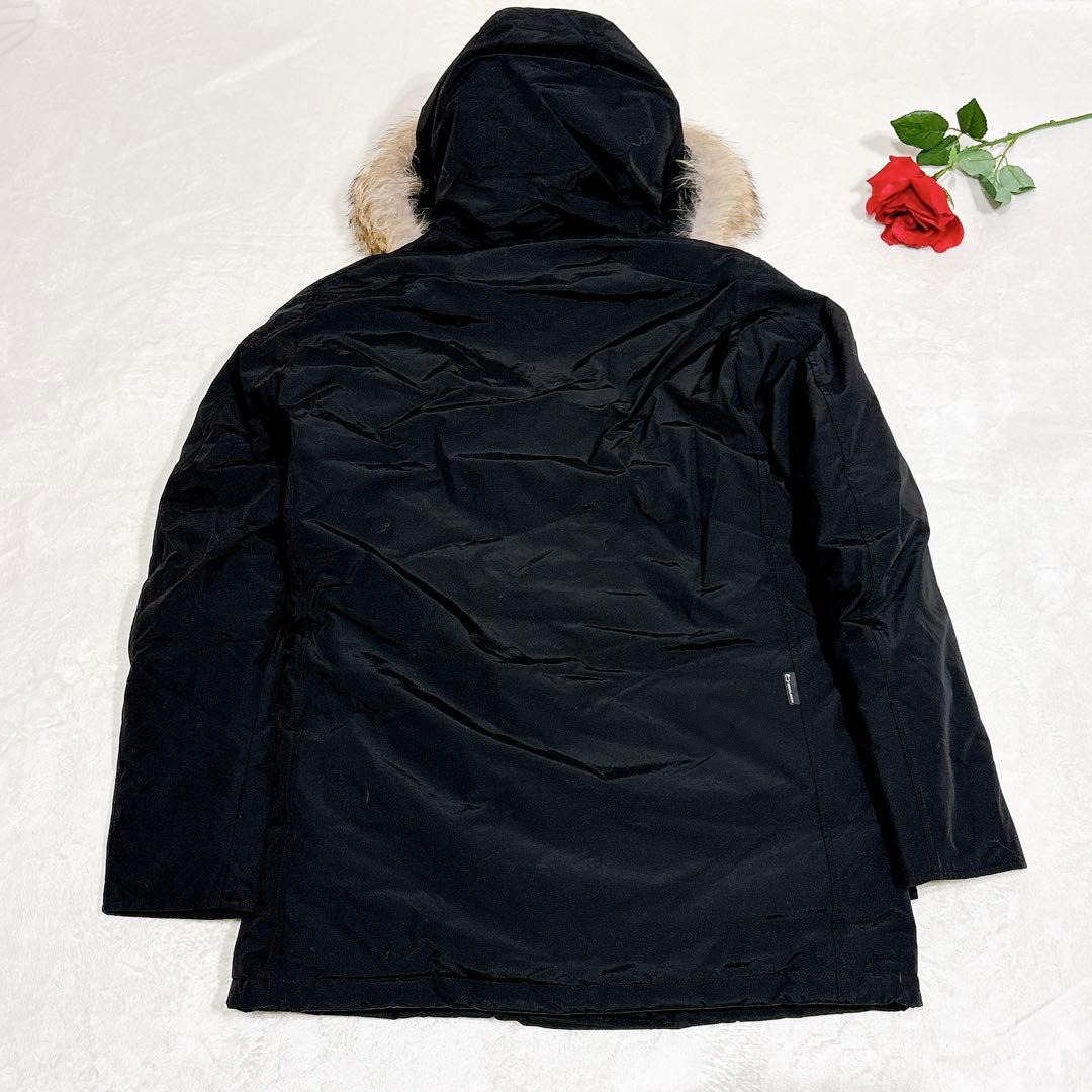 新品タグ付✨　ウールリッチ　ダウンジャケット　ファー　ブラック　L 現行モデル