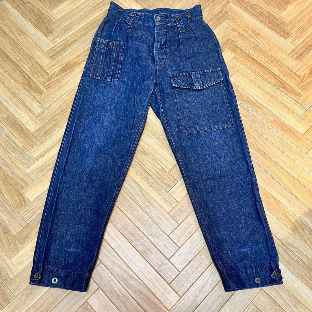 希少　ナイジェルケーボン　ブリティッシュアーミーパンツ　デニム　日本製　W30