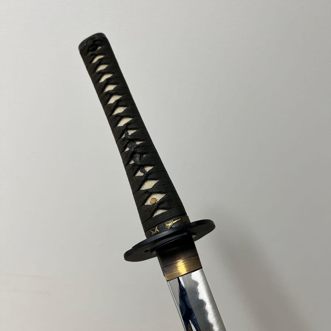 黒の鞘の刀 約100cm 模造刀　勢州　藤原朝臣　村正