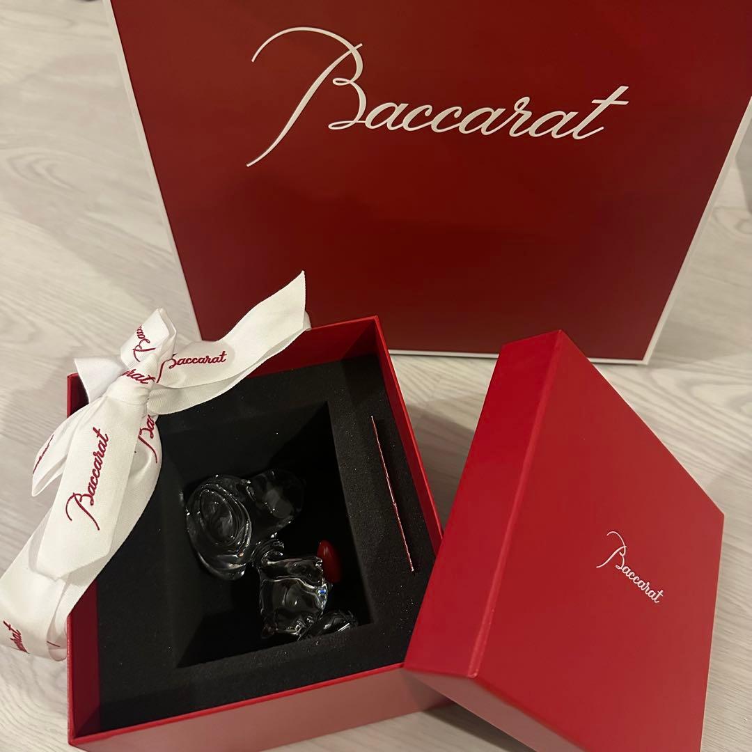 Baccarat スヌーピー クリスタルハートスヌーピー