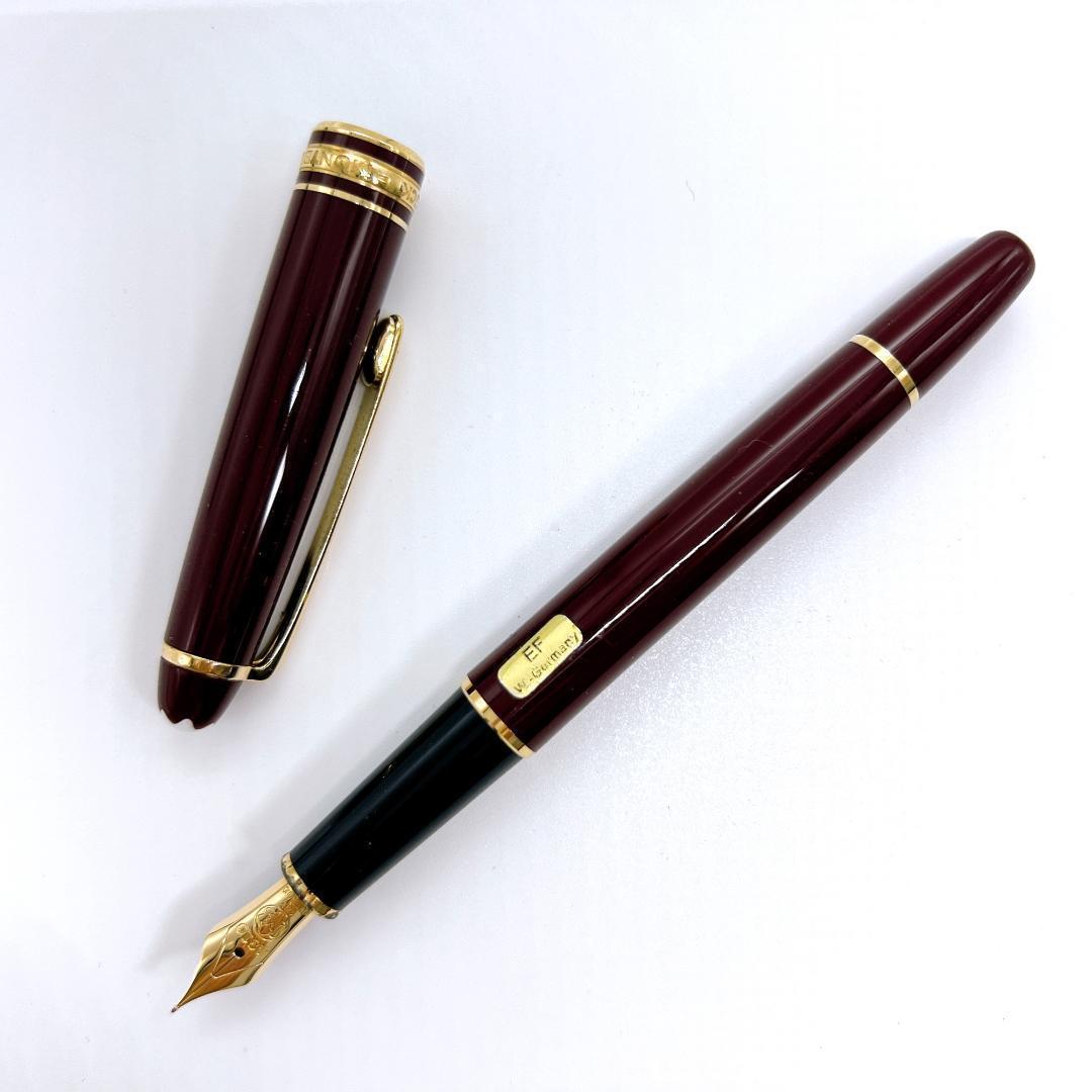 モンブラン マイスターシュテュック 万年筆 ワインレッド 14K 長さ133mm