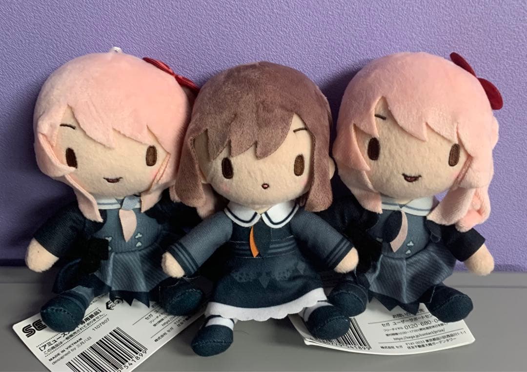 プロセカ ふわぷちミニぬいぐるみ ニーゴ 3点