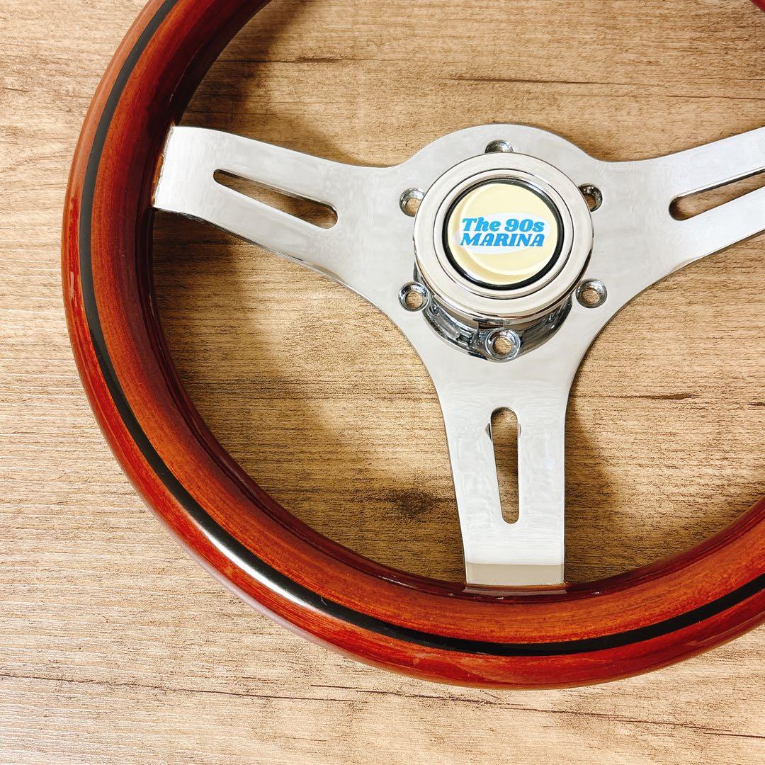 ウッドハンドル　ウッドステアリング　小径　29Φ USDM 旧車　アメリカン