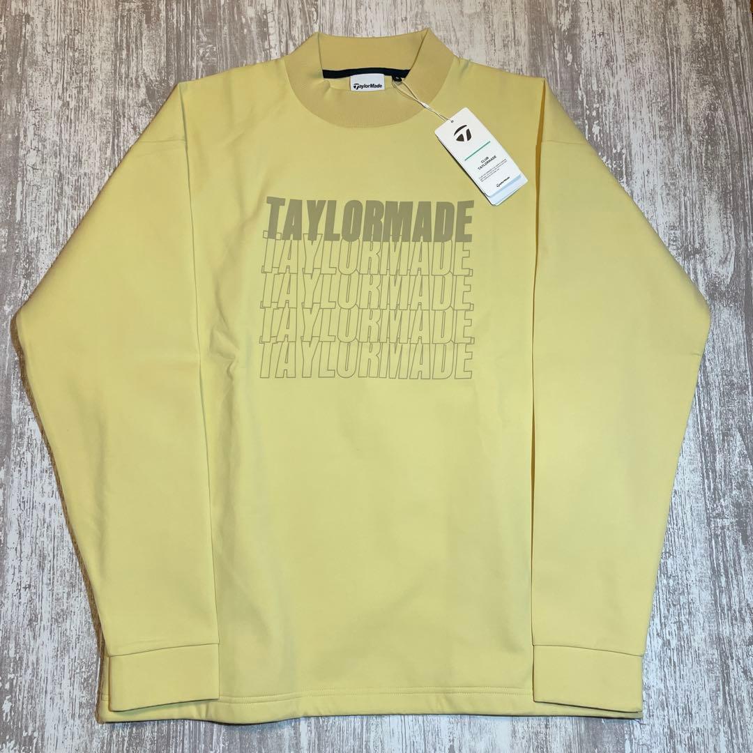 テーラーメイド　ゴルフウェア スウェットモック　トレーナー　Oサイズ　クリーム