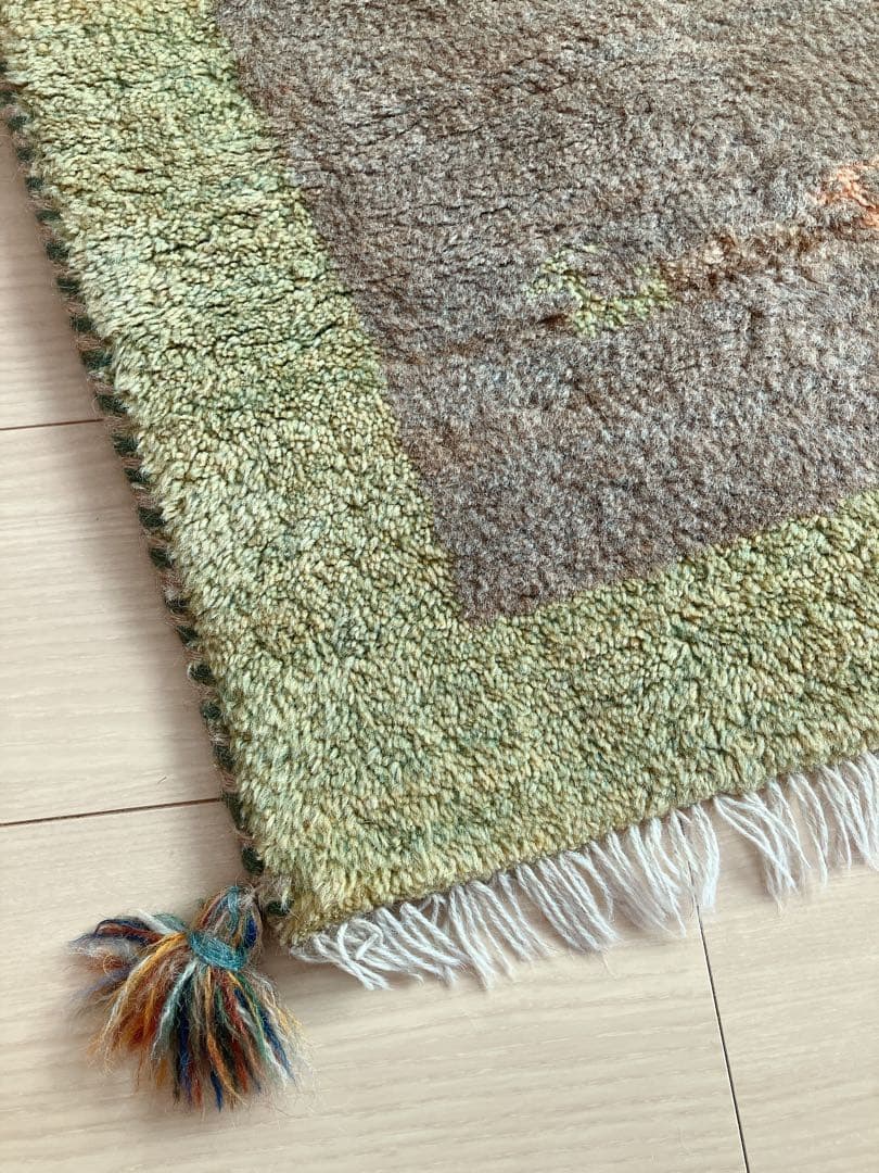 みこさんギャベ✳︎ペルシャ絨毯　イラン　ギャッベ　ラグ 121×76 cm