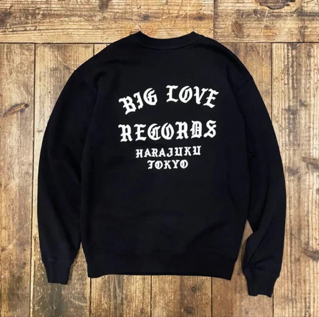 BIG LOVE RECORDS CLASSIC LOGO SWEAT Lサイズ
