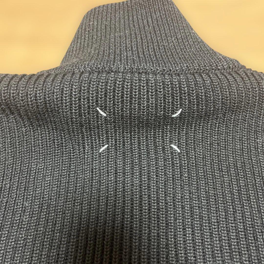 Y*読様 ほぼ新品 マルタン マルジェラ ⑭ドライバーズニット M 黒 スタッフ