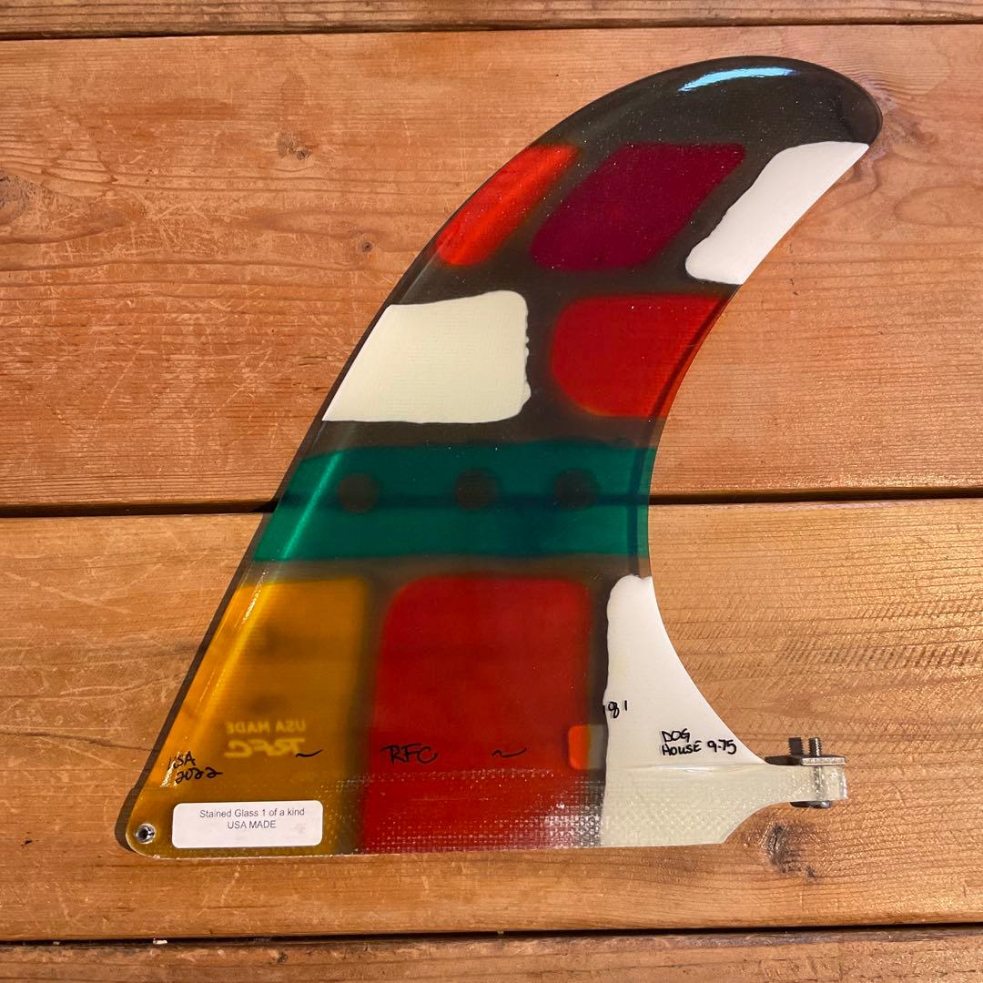 レインボーフィン DOG HOUSE 9.75 ロングボードステンドグラスフィン