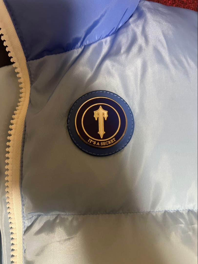 TRAPSTAR 青と白のベスト Lサイズ