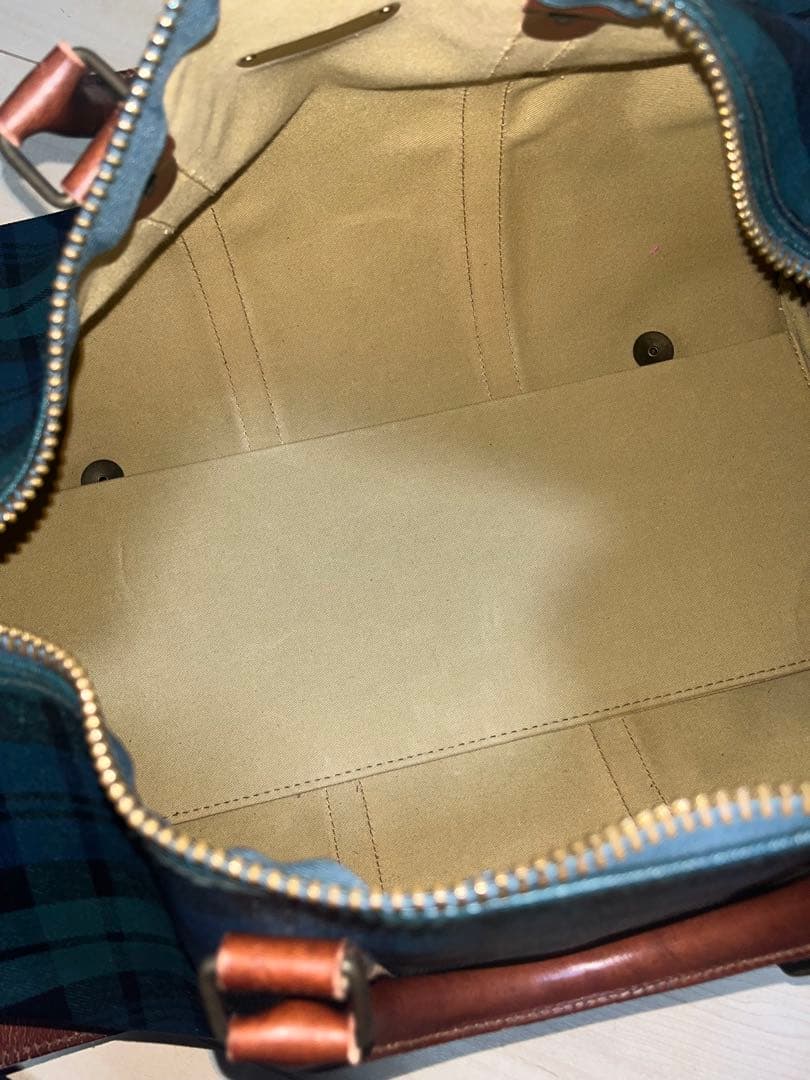 Ralph Lauren ボストンバッグ ネイビー・グリーン