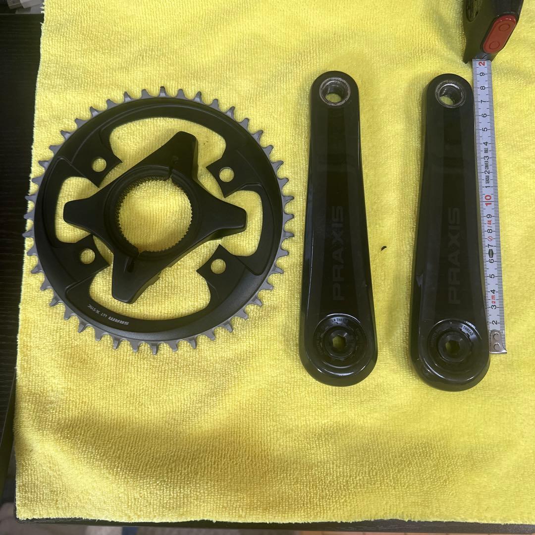 スペシャライズドエスワークスクレオターボのクランクセットです