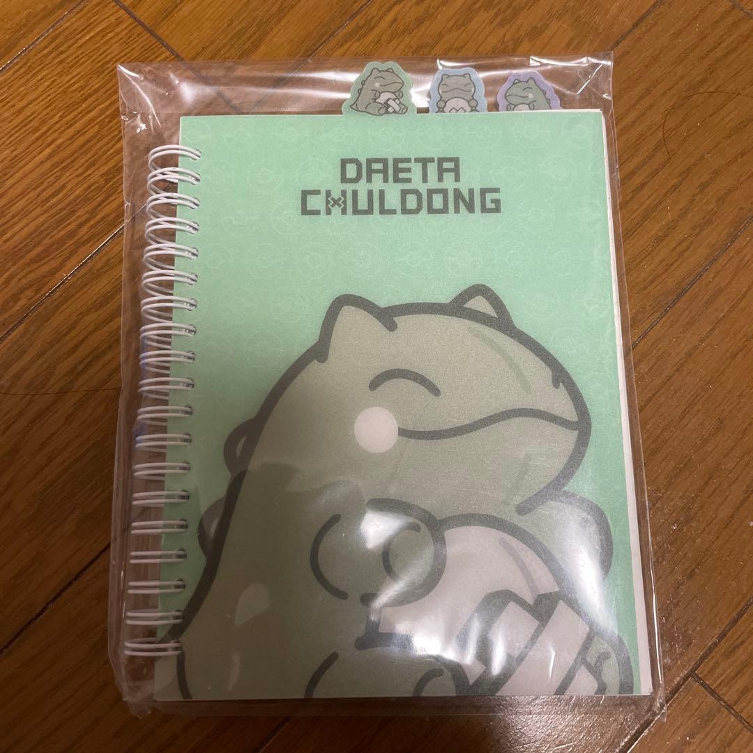 韓国　ポケモン　ノート　メモ帳　みがわりDAETA CHULDONG