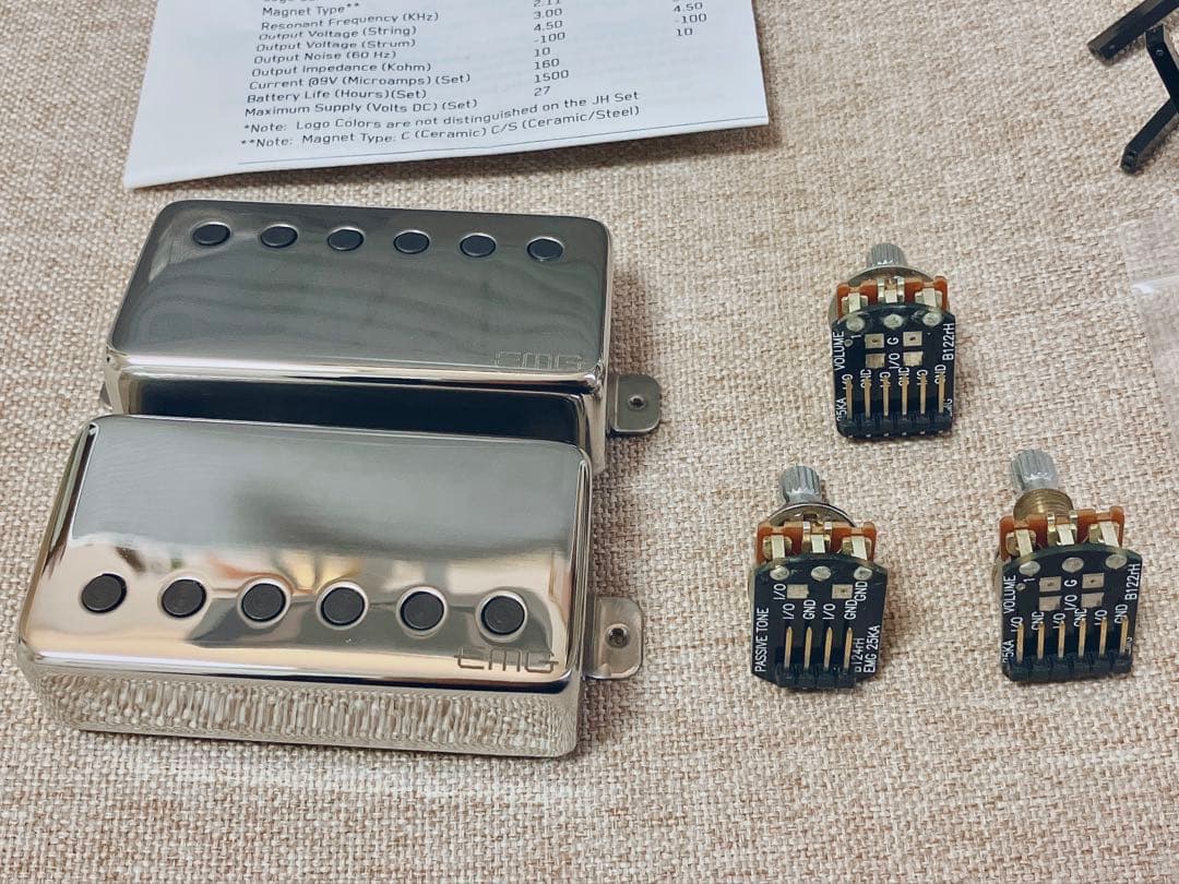 美品 定価¥42,300 EMG JH ＋純正セレクタ B289