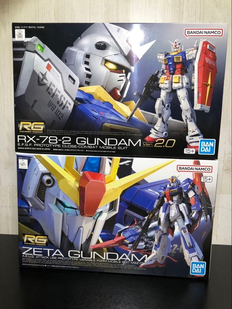 RGガンダムVer.2.0 RGゼータガンダム 2点セット