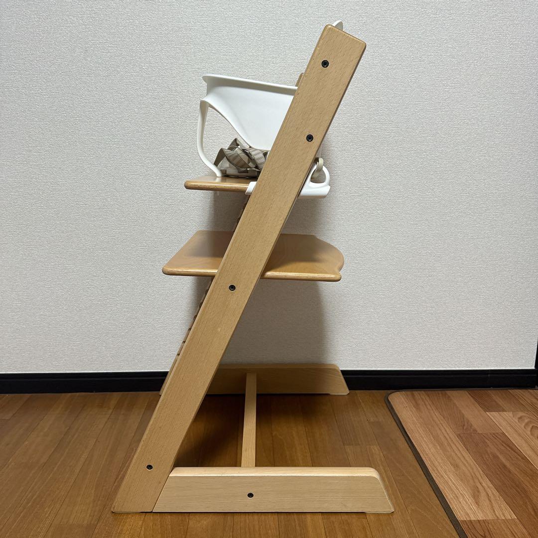 ストッケ トリップトラップ ナチュラル ベビーセット トレイ ハーネス付き