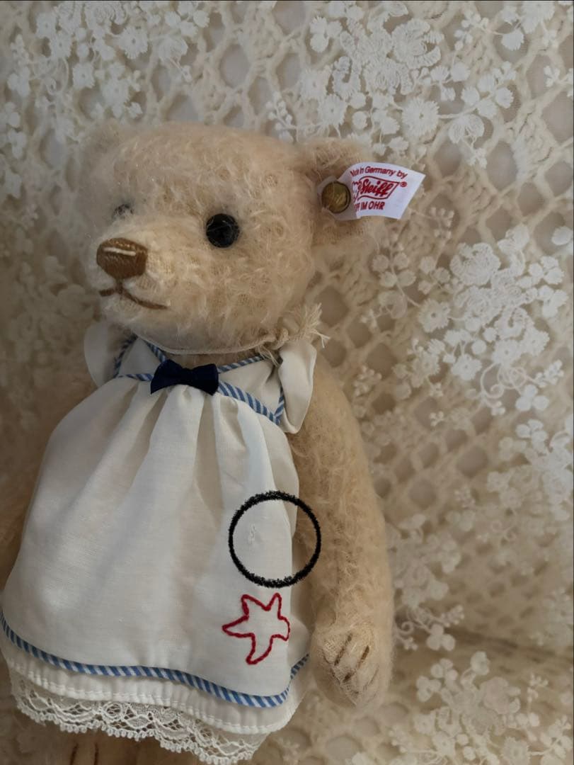 【レア】シュタイフサマードレス035951 JUNE テディベア