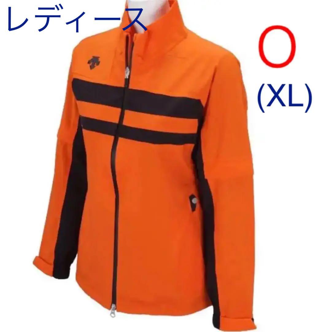 新品未使用　デサントのレインウェア　アウター　オレンジ/黒　サイズO(TL)