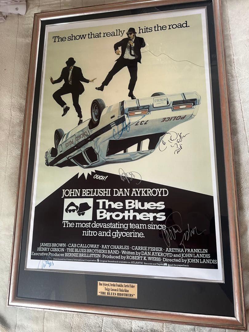 The Blues Brothers 直筆サイン入りポスター ブルースブラザーズ