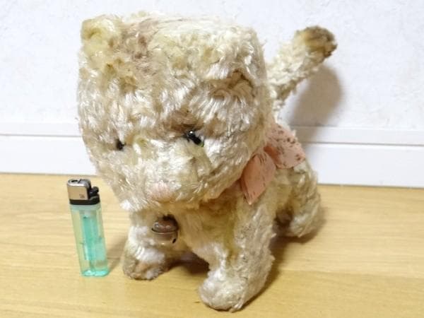 70年代 ビンテージ 猫 ネコ キャット ぬいぐるみ レトロ 昭和 当時物