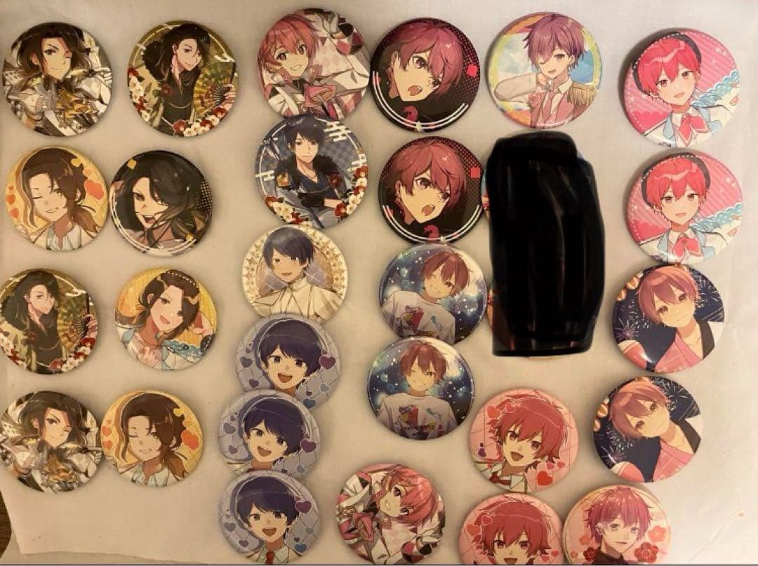 いれいす缶バッチ　ないこ if ゆうすけ　ア　あにき