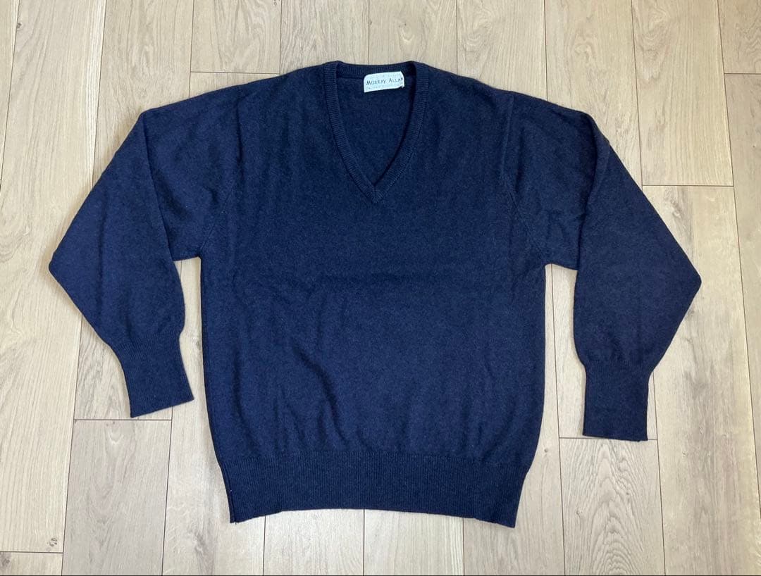最高級✨MURRAY ALLAN カシミア100% スコットランド製 紺
