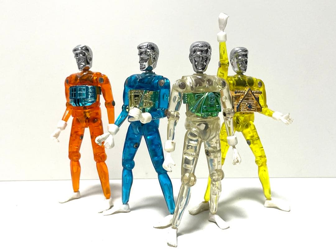 【最貴重・希少・当時品】ミクロマン 初代シリーズ 全4種カラーセット