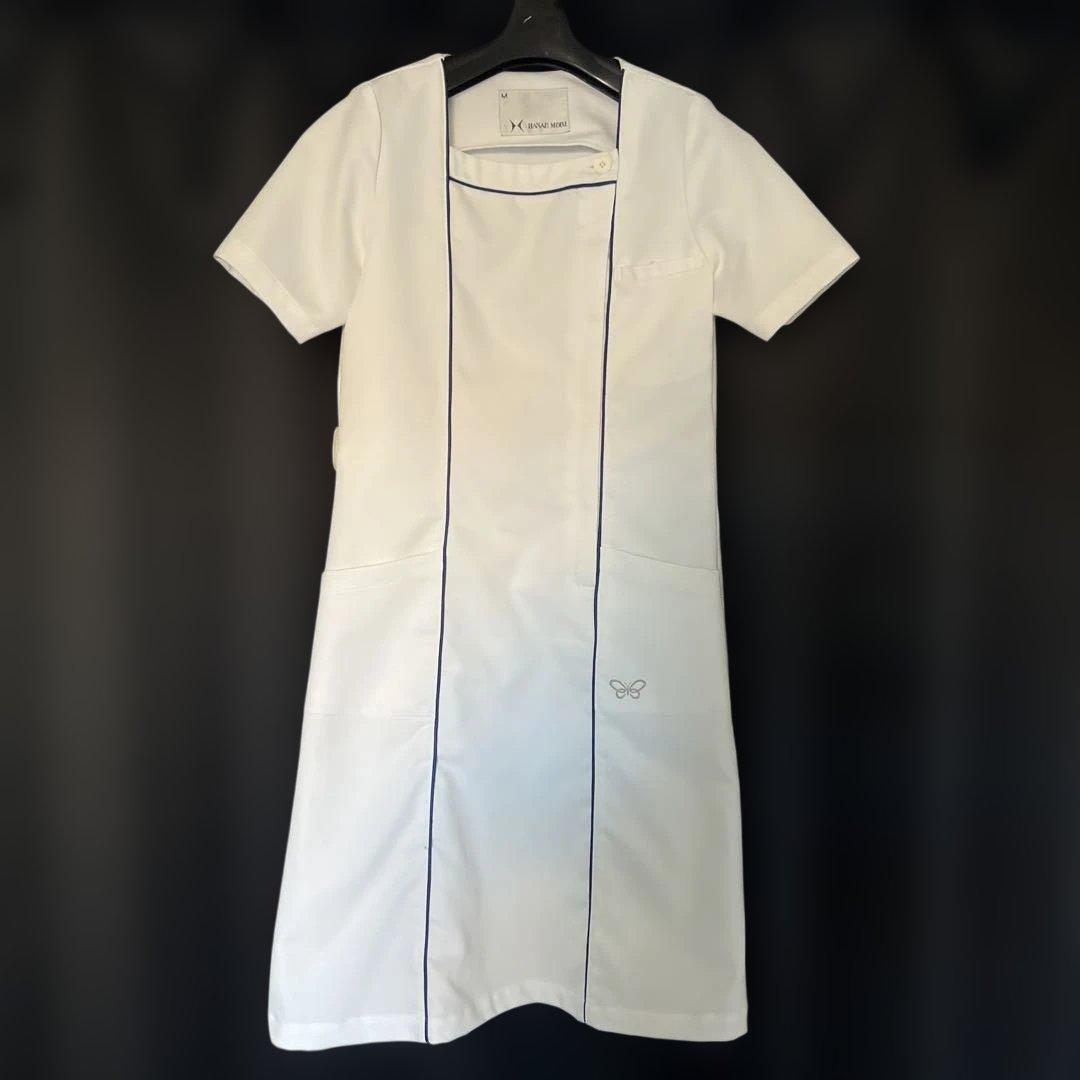 廃盤 看護師白衣 ワンピース白衣HANAEMORI 白衣 Mサイズ