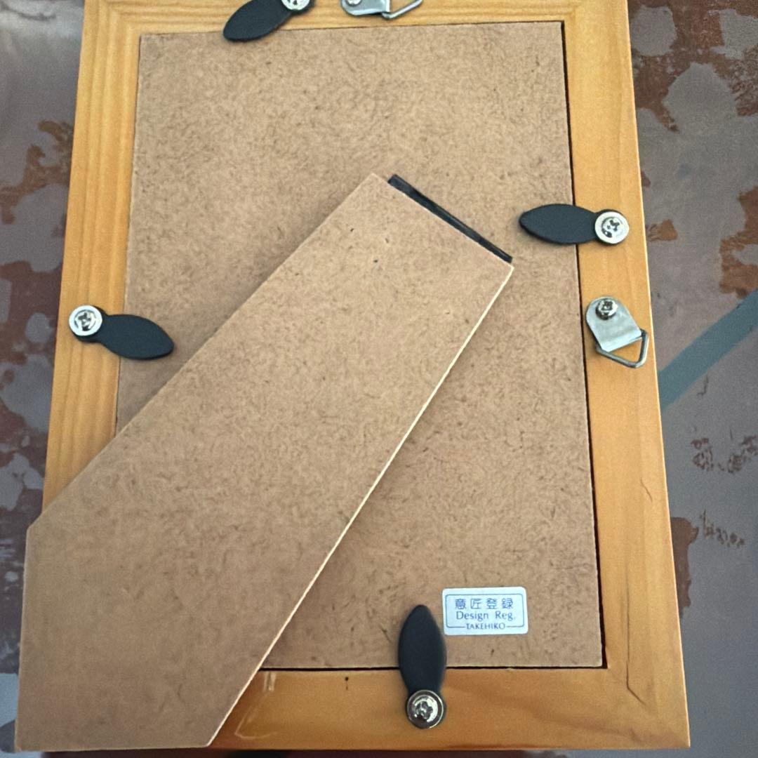 TAKEHIKO 武比古 作SILVER999 純銀 ヨット船卓上額　専用箱付