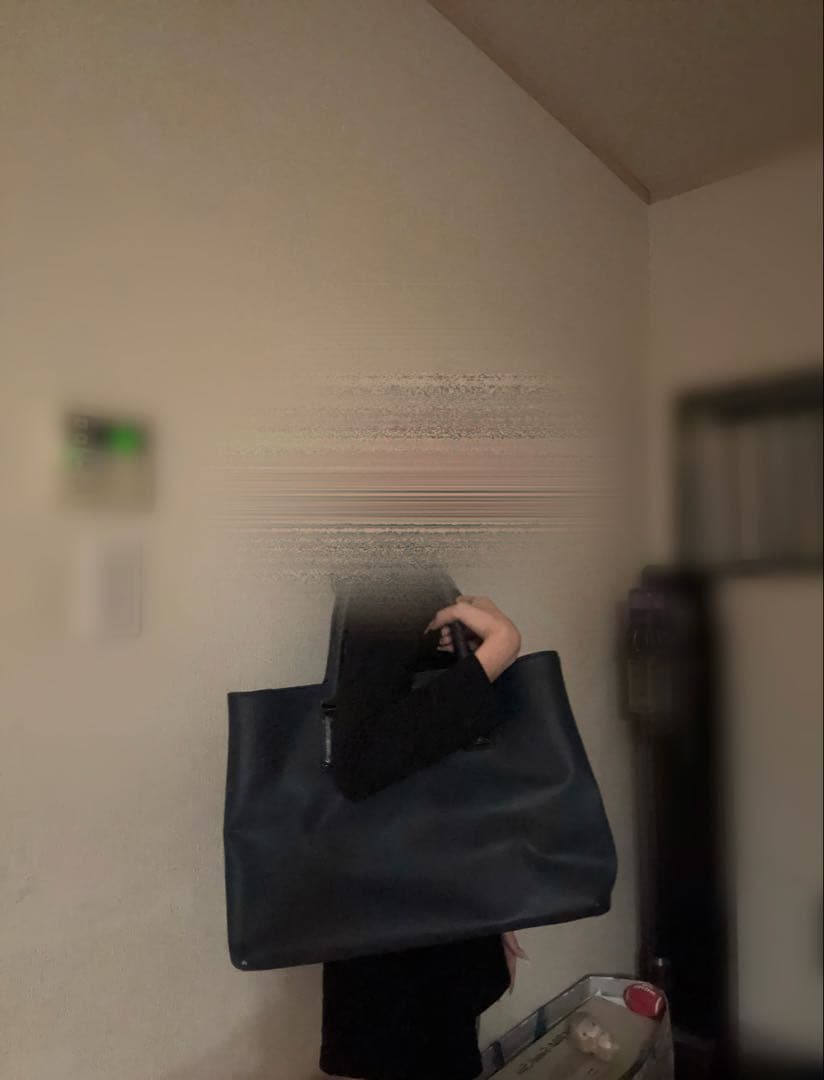 BOTTEGA VENETA ネイビー トートバッグ