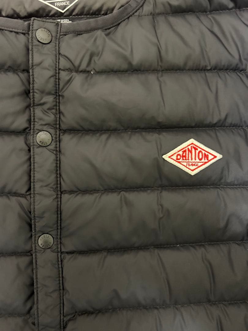 danton ダントン インナーダウンジャケット 44サイズ ブラック