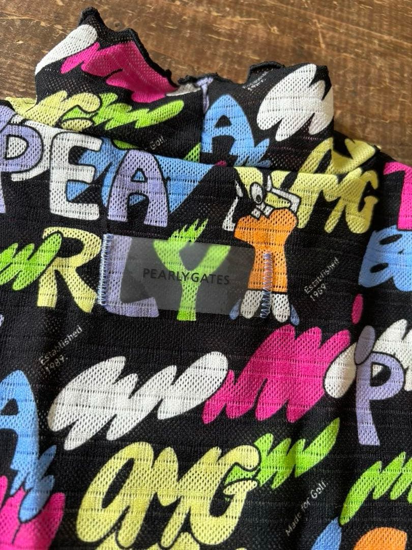 パーリーゲイツ　モックネックカットソー