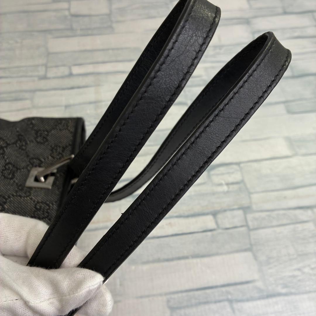 極美品　110 GUCCI グッチ　ハンドバッグ　GG柄　キャンバス　hr4