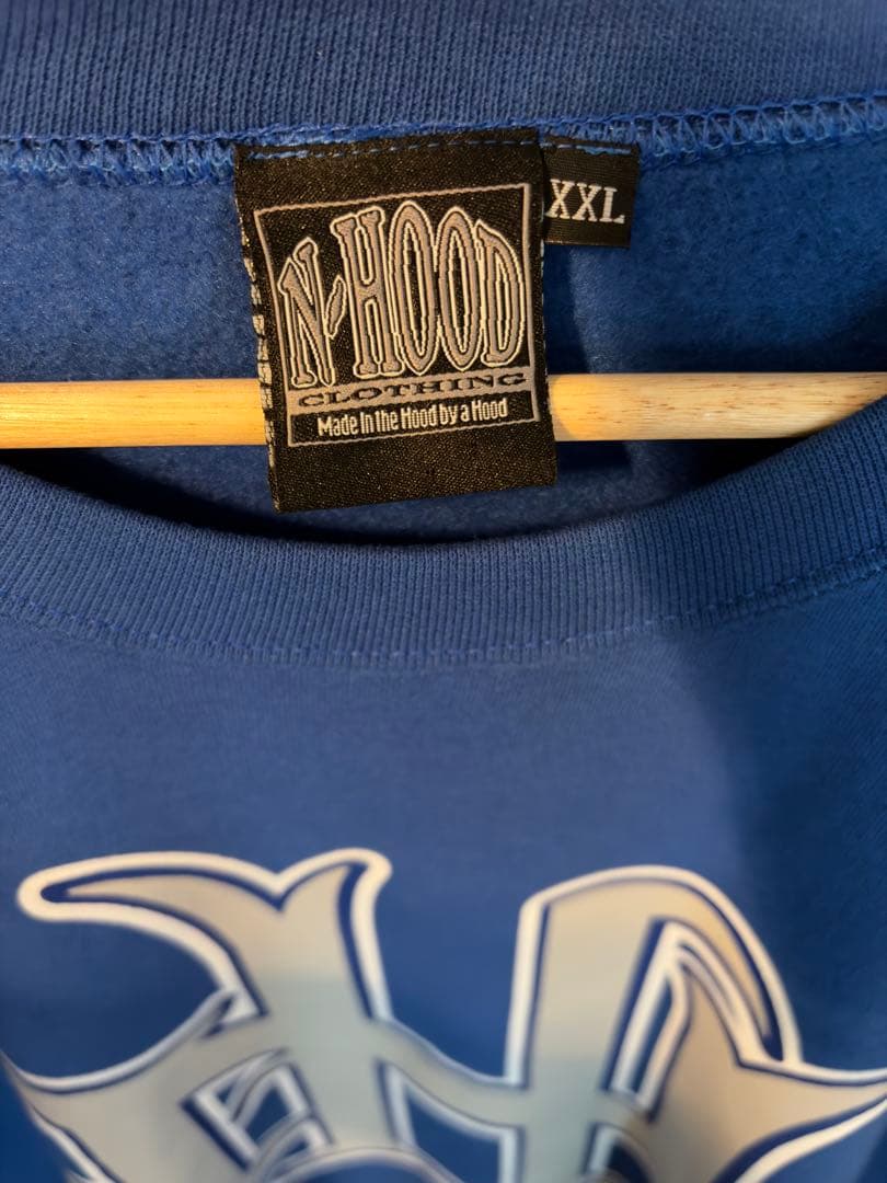 n-hood clothing 青 XXL スウェット neighborhood