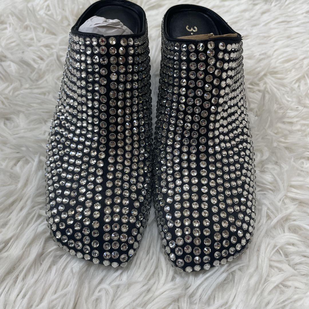 【新品未使用】3.1Phillip Lim ブラック　ライトストーン　サンダル