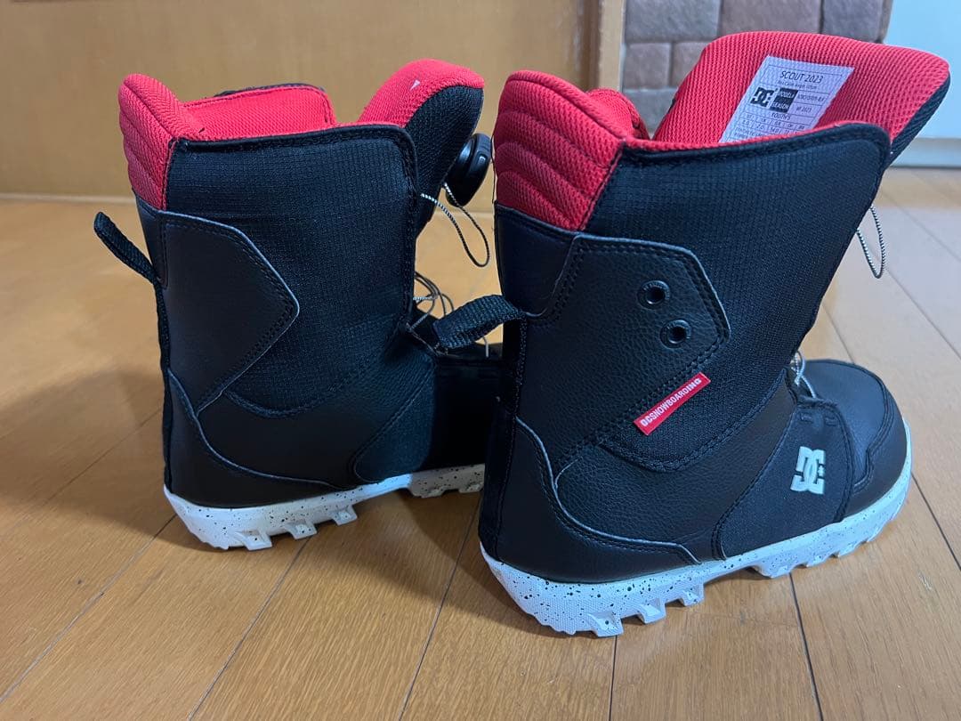 DC スノーボードブーツ ブラック/レッド